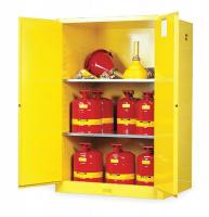 1YNG2 Flammable Safety Cabinet, 90 Gal., Yellow