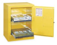1YNG6 Aerosols Aerosols Cabinet, 4 Gal., Yellow