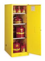 1YNH5 Flammable Safety Cabinet, 54 Gal., Yellow