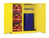 1YNH9 Flammable Safety Cabinet, 115 Gal., Yellow