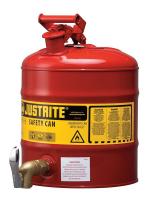 1YNJ3 Type I Faucet Safety Can, 5 gal., Red