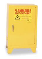 1YNL6 Flammable Safety Cabinet, 12 Gal., Yellow