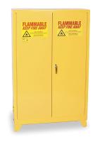 1YNL8 Flammable Safety Cabinet, 45 Gal., Yellow