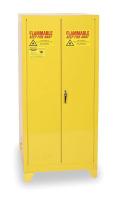 1YNL9 Flammable Safety Cabinet, 60 Gal., Yellow