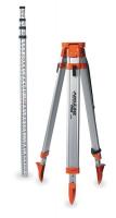 1YRR6 Universal Tripod/Grade Rod Kit, Aluminum