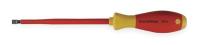 1YUG1 Insulated Slotted Screwdriver, 1/4 In