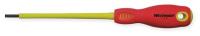 1YXJ9 Insulated Slotted Screwdriver, 1/8x4 In