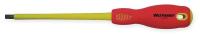 1YXK3 Insulated Slotted Screwdriver, 1/4 x 6 In