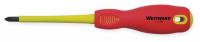 1YXK6 Insulated Phillips Screwdriver, #2 x 4 In