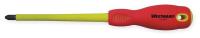 1YXK7 Insulated Phillips Screwdriver, #3 x 6 In