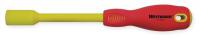 1YXL5 Insulated Nut Driver, Hollow, 1/2 In