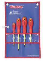 1YXN4 Insulated Combo Screwdriver Set, 4 Pc