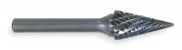 1Z382 Carbide Bur, Pointed Tree, 1/2, dbl Cut