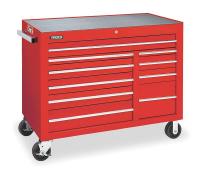 1ZMK4 Rolling Work Station, 50 Wx41 H, 10 Drawer