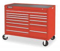 1ZMK6 Rolling Work Station, 57 Wx43 H, 13 Drawer