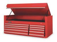 1ZMK7 Tool Chest, 66 Wx25 Dx27 In H, 10 Drawers