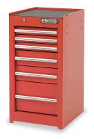 1ZMK9 Tool Cabinet, 15 Wx18 Dx29 In H, 6 Drawers