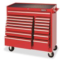 1ZMN4 Rolling Work Station, 41 Wx42 H, 15 Drawer