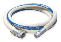 1ZNG8 Food Hose, 3 In ID x 10 Ft, w/Couplers