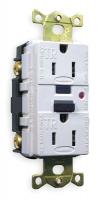 1ZPG8 GFCI Receptacle, 15A, Industrial, White