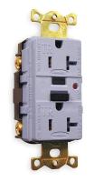 1ZPH8 GFCI Receptacle, 20A, Industrial, Gray