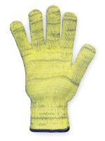 1ZPN1 Cut Resistant Gloves, Gray/Yellow, M, PR