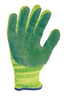 1ZPN4 Cut Resistant Gloves, Yellow/Green, S, PR