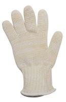 1ZPP3 Heat Resistant Gloves, Yellow/White, L