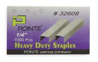 1ZPZ4 Staples, 1/2In W, 1/4In Leg, PK1000
