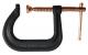 10D548 - C-Clamp, 8 In, 6 In Deep, Black Подробнее...