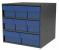 10E465 - Cabinet, 18Wx16.5Hx17D, Gray, 8 Blue Drwrs Подробнее...