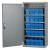 10E527 - Cabinet, Gray, Steel Door, 20 Blue Drawers Подробнее...