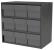 10F148 - Cabinet, 18Wx16.5Hx11D, Gray, 9 Gray Drwrs Подробнее...