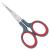 10F711 - Scissors, 4 In, Straight, Micro-Tip, Gry/Red Подробнее...