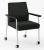 10J001 - Guest Chair, w/ Casters, Black/Ebony Подробнее...
