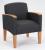 10J026 - Guest Chair, Medium Finish, Flint Fabric Подробнее...