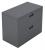 10W753 - Lateral File, 2-Drawer, S-Handle, Charcoal Подробнее...