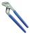 10Z822 - Tongue/Groove Pliers, Smooth, 10 ln, Blue Подробнее...