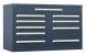 12C821 - Stationary Work Center, 10 Drawers, Gray Подробнее...