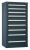 12C836 - Modular Drawer Cabinet, 9 Drawers, Gray Подробнее...