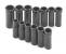 12P165 - Socket Set, Deep, 3/8 Dr, SAE, Metric, 13 Pcs Подробнее...