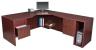12T512 - Office Desk, L-Shape, Legacy, 71W, Mahogany Подробнее...
