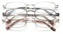 13E128 - Reading Glasses, +4.0, Clear, Acrylic, PK 3 Подробнее...