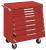 13R645 - Rolling Cabinet, 34x20x40 In, 8 Drawer, Red Подробнее...