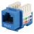 13U621 - Datacom Jack, Cat5, Punch Down, Blue Подробнее...