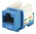 13U638 - Datacom Jack, Cat6, Punch Down, Blue Подробнее...