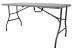 13V435 - Table, 1/2 Fold, 5 Ft, Blow Mold, Gray Подробнее...