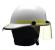 13W790 - Fire Helmet, White, Thermoplastic Подробнее...