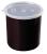 14D214 - Poly-Tuf Crock w/Lid, 1.2 qt., Black, PK 12 Подробнее...