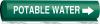 14H956 - Pipe Marker, Potable Water, 1/2to1-3/8 In Подробнее...